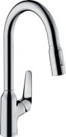 Смеситель для кухни Hansgrohe Focus M42 хром 71800000 с выдвижной лейкой