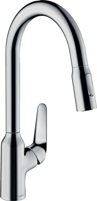Змішувач для кухні Hansgrohe Focus M42 хром 71800000 з висувною лійкою