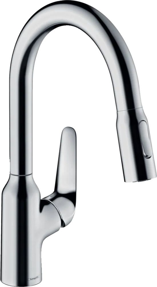 Змішувач для кухні Hansgrohe Focus M42 хром 71801000 з висувною лійкою