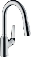 Змішувач для кухні Hansgrohe Focus M42 хром 71801000 з висувною лійкою