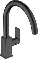 Смеситель для кухни Hansgrohe Vernis Shape M35 черный матовый 71871670