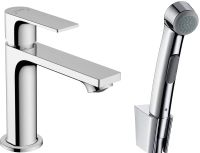 Змішувач для раковини Hansgrohe Rebris E хром 72216000 з гігієнічним душем