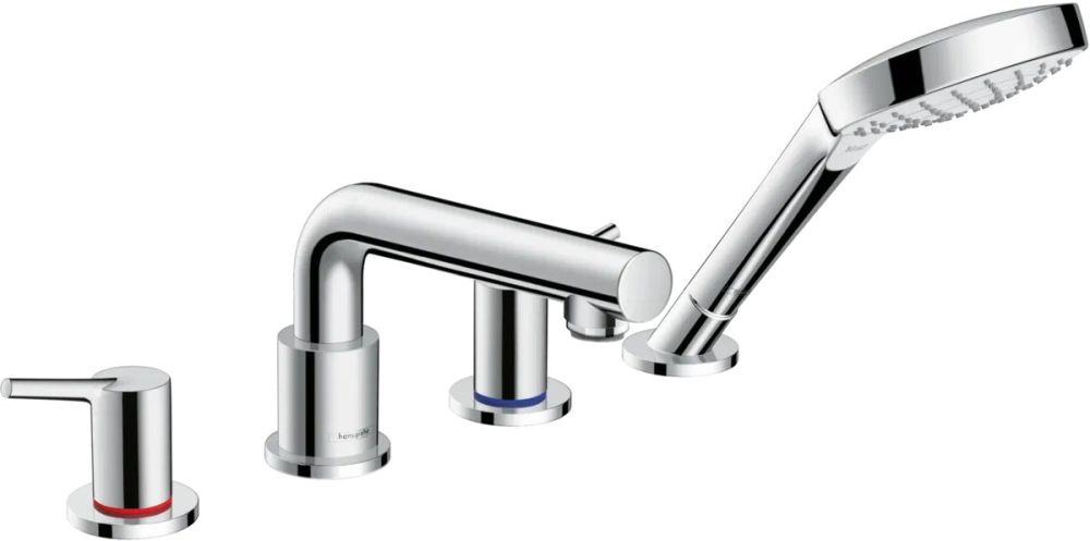 Змішувач на борт ванни Hansgrohe Talis S хром 72419000 з душовим гарнітуром