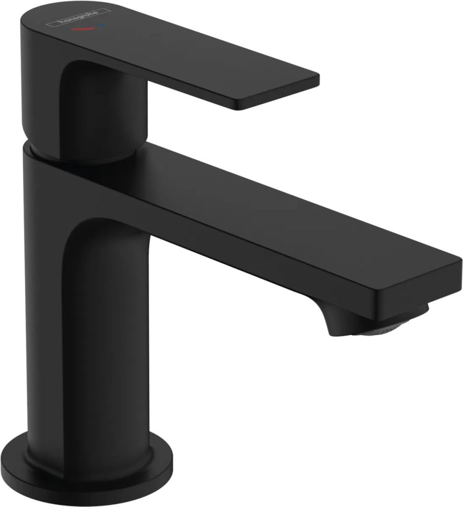 Смеситель для раковины Hansgrohe Rebris E черный матовый 72553670