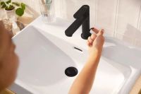Змішувач для раковини Hansgrohe Rebris S чорний матовий 72588670