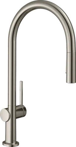 Змішувач для кухні Hansgrohe Talis M54 сталь 72800800 з висувною лійкою