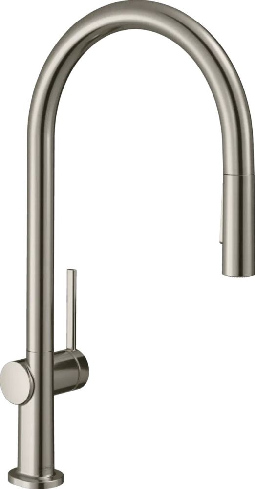 Змішувач для кухні Hansgrohe Talis M54 сталь 72801800 з висувною лійкою