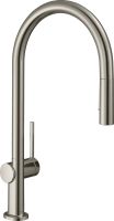 Змішувач для кухні Hansgrohe Talis M54 сталь 72801800 з висувною лійкою