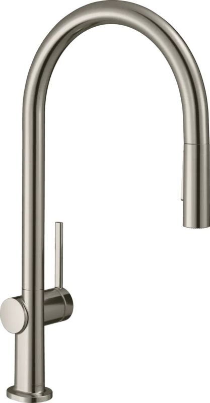 Змішувач для кухні Hansgrohe Talis M54 сталь 72801800 з висувною лійкою