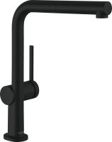 Змішувач для кухні Hansgrohe Talis M54 чорний матовий 72809670 з висувною лійкою