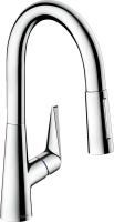 Змішувач для кухні Hansgrohe Talis S хром 72815000 з висувною лійкою
