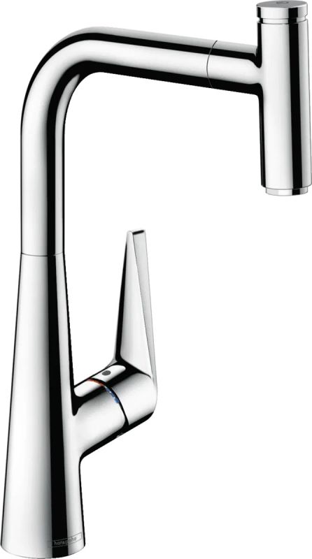 Змішувач для кухні Hansgrohe Talis Select хром 72821000 з висувною лійкою