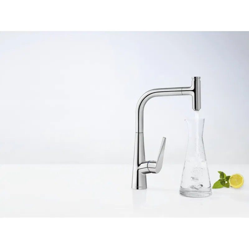 Змішувач для кухні Hansgrohe Talis Select хром 72821000 з висувною лійкою
