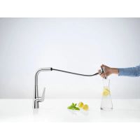 Змішувач для кухні Hansgrohe Talis Select хром 72821000 з висувною лійкою