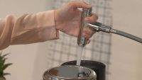 Змішувач для кухні Hansgrohe Talis Select сталь 72821800 з висувною лійкою
