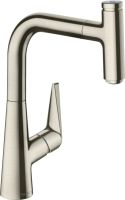 Змішувач для кухні Hansgrohe Talis Select S сталь 72822800 з висувною лійкою