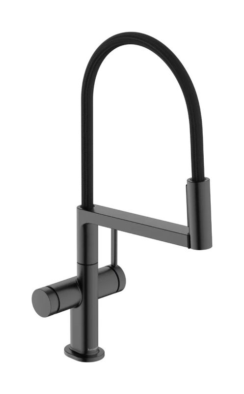 Змішувач для кухні Hansgrohe Talis Select M54 чорний матовий хром 72861340