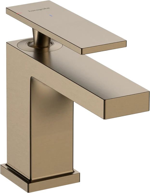 Змішувач для раковини Hansgrohe Tecturis E бронза 73001140