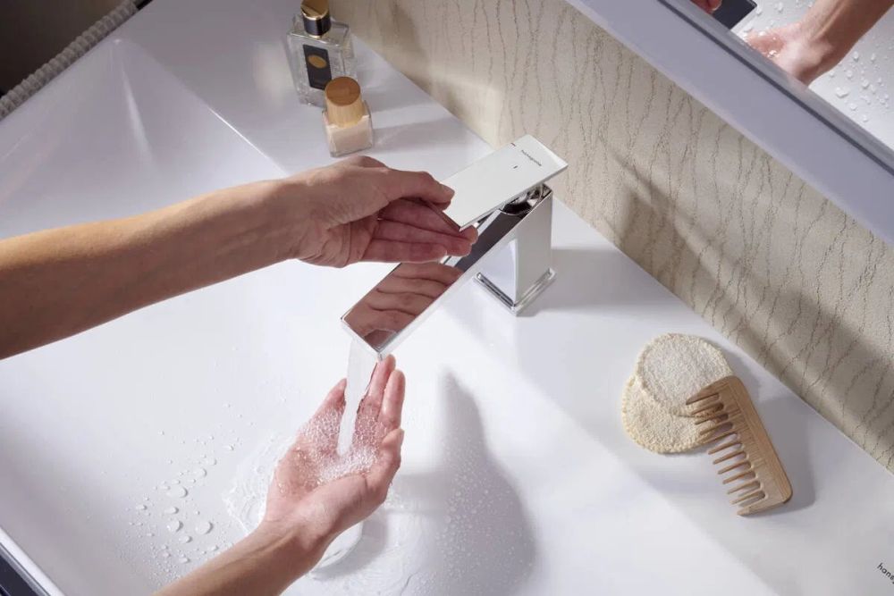 Змішувач для раковини Hansgrohe Tecturis E хром 73011000