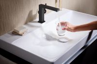 Змішувач для раковини Hansgrohe Tecturis E чорний матовий 73020670