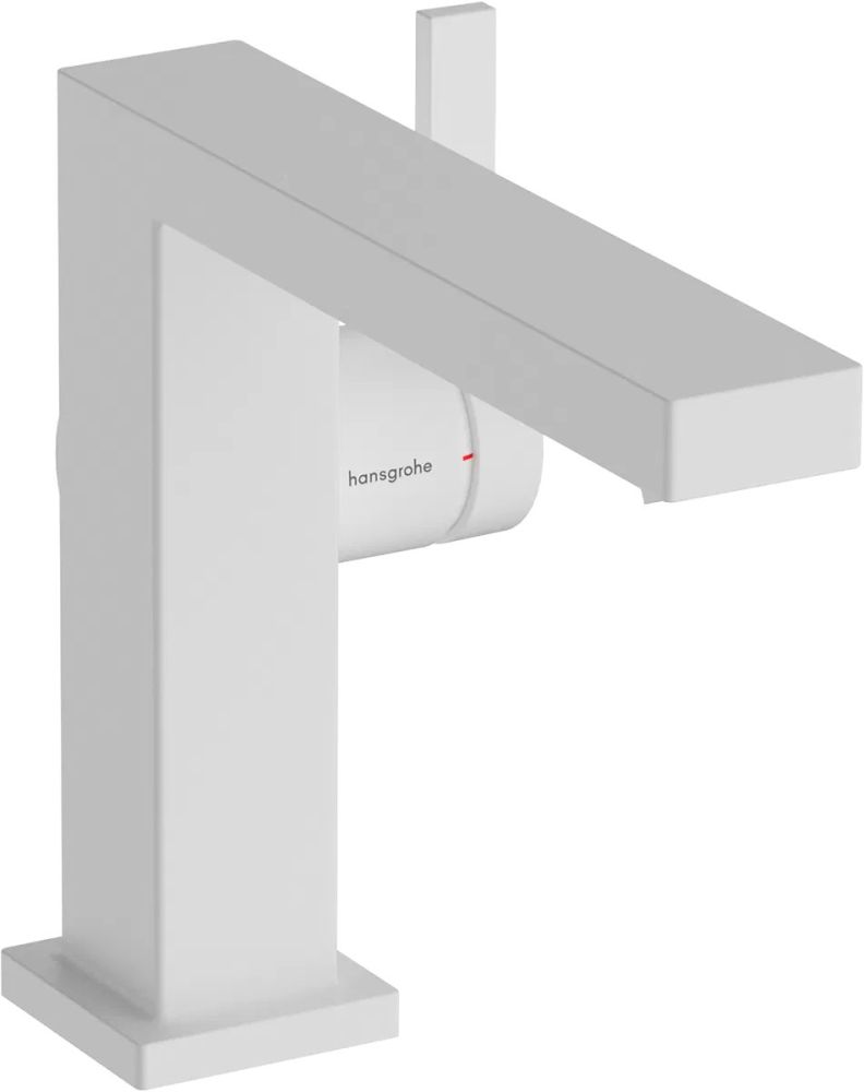 Змішувач для раковини Hansgrohe Tecturis E білий матовий 73020700