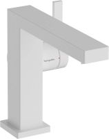 Змішувач для раковини Hansgrohe Tecturis E білий матовий 73020700