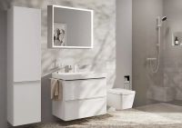 Змішувач для раковини Hansgrohe Tecturis E білий матовий 73020700