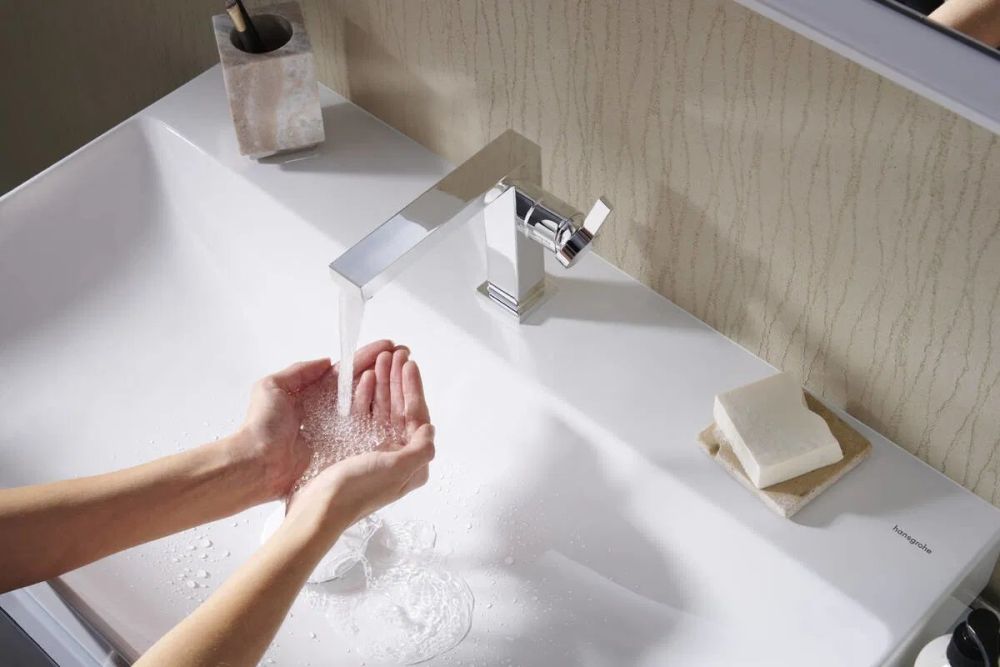 Змішувач для раковини Hansgrohe Tecturis E хром 73021000