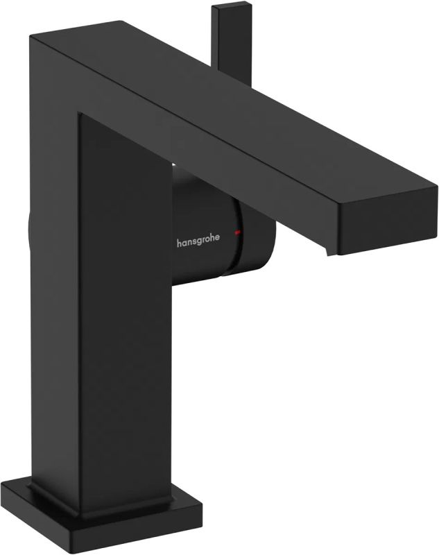 Змішувач для раковини Hansgrohe Tecturis E чорний матовий 73021670