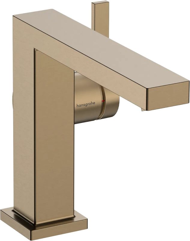 Змішувач для раковини Hansgrohe Tecturis E бронза 73023140