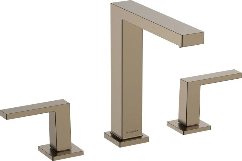 Змішувач для раковини Hansgrohe Tecturis E бронза 73030140