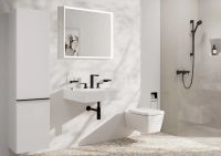 Змішувач для раковини Hansgrohe Tecturis E чорний матовий 73030670