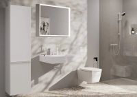 Змішувач для раковини Hansgrohe Tecturis E білий матовий 73030700