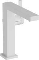 Смеситель для раковины Hansgrohe Tecturis E белый матовый 73040700