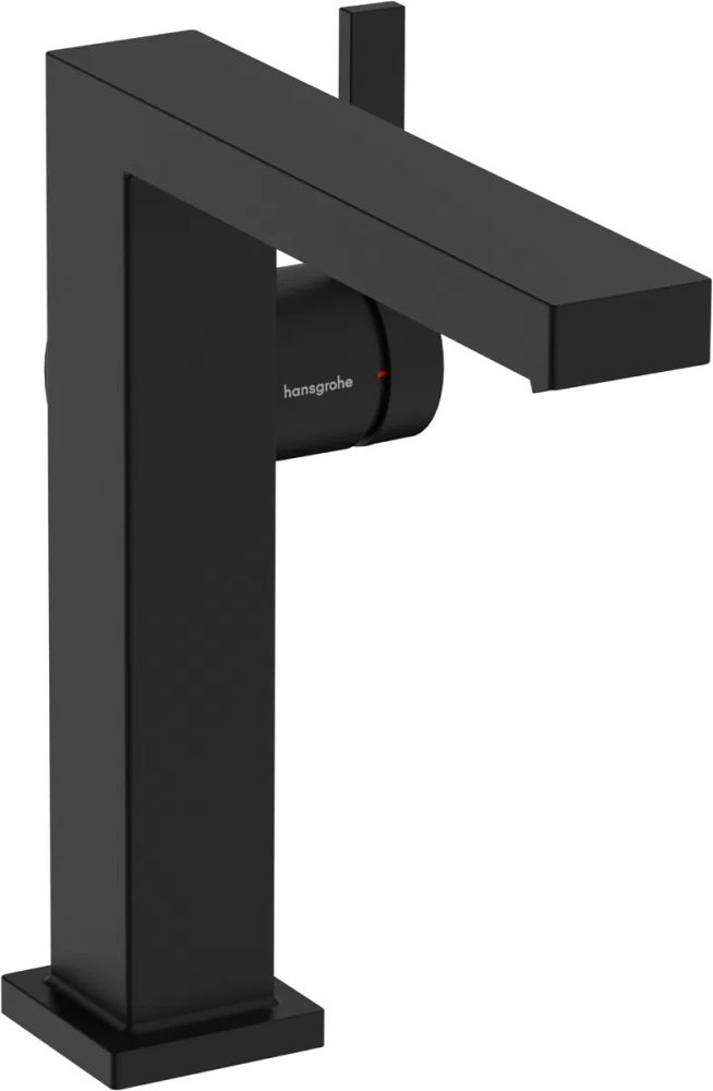 Смеситель для раковины Hansgrohe Tecturis E черный матовый 73041670