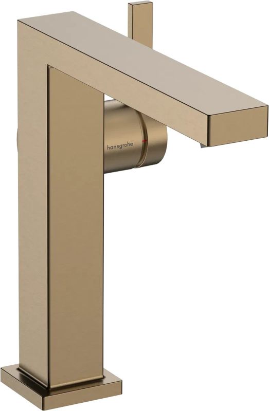 Змішувач для раковини Hansgrohe Tecturis E бронза 73042140