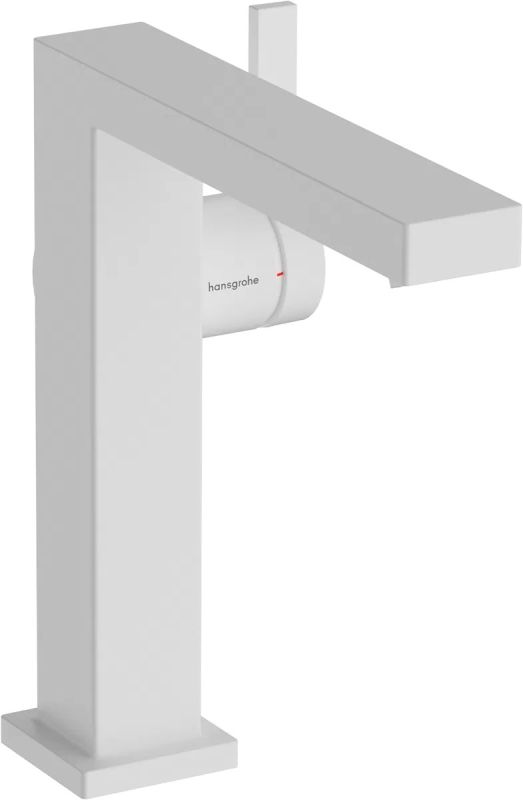 Змішувач для раковини Hansgrohe Tecturis E білий матовий 73042700