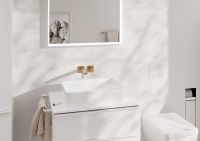 Смеситель для раковины Hansgrohe Tecturis E бронза 73051140