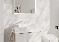 Змішувач для раковини Hansgrohe Tecturis E білий матовий 73051700