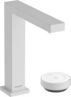 Змішувач для раковини Hansgrohe Tecturis E білий матовий 73053700