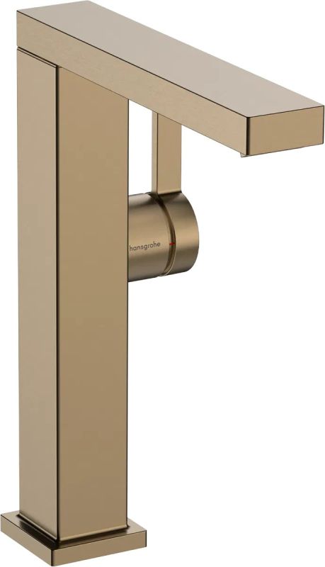 Змішувач для раковини Hansgrohe Tecturis E бронза 73060140