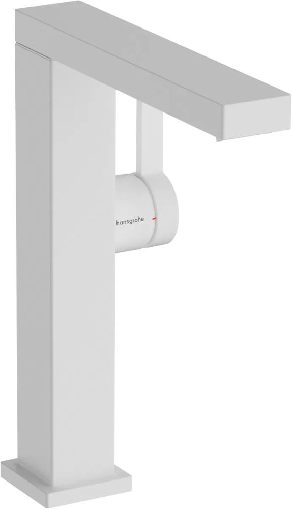 Змішувач для раковини Hansgrohe Tecturis E білий матовий 73060700