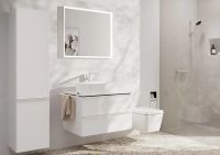Змішувач для раковини Hansgrohe Tecturis E білий матовий 73072700