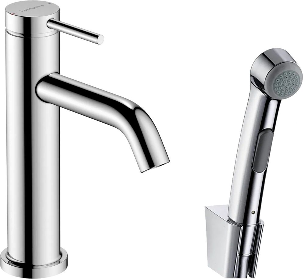 Змішувач для раковини Hansgrohe Tecturis S хром 73211000 з гігієнічним душем