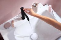 Змішувач для раковини Hansgrohe Tecturis S чорний матовий 73310670