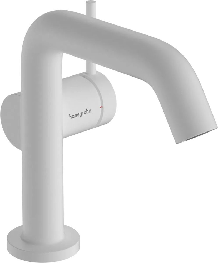 Змішувач для раковини Hansgrohe Tecturis S білий матовий 73321700