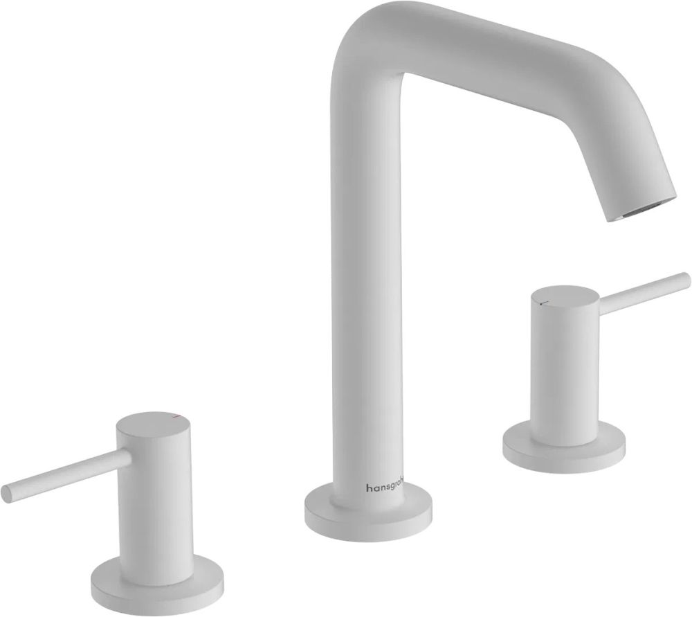 Змішувач для раковини Hansgrohe Tecturis S білий матовий 73330700