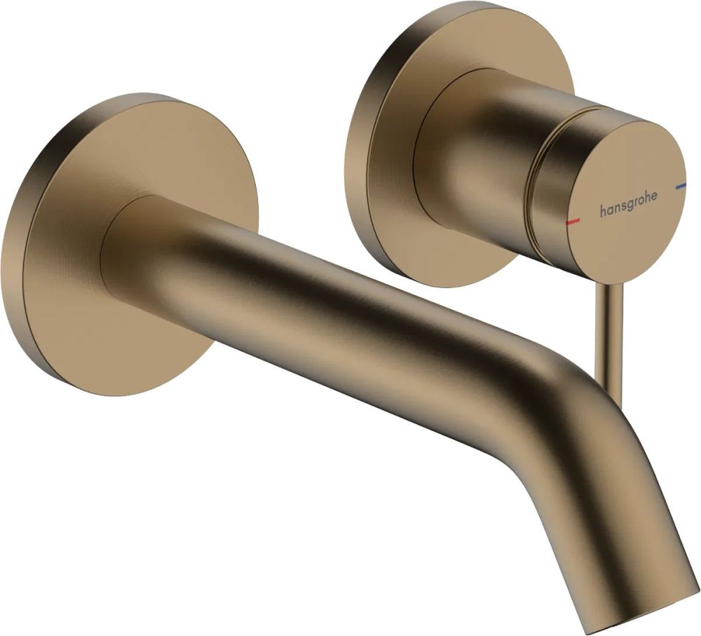 Змішувач для раковини Hansgrohe Tecturis S бронза 73350140