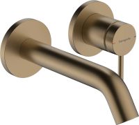 Змішувач для раковини Hansgrohe Tecturis S бронза 73350140