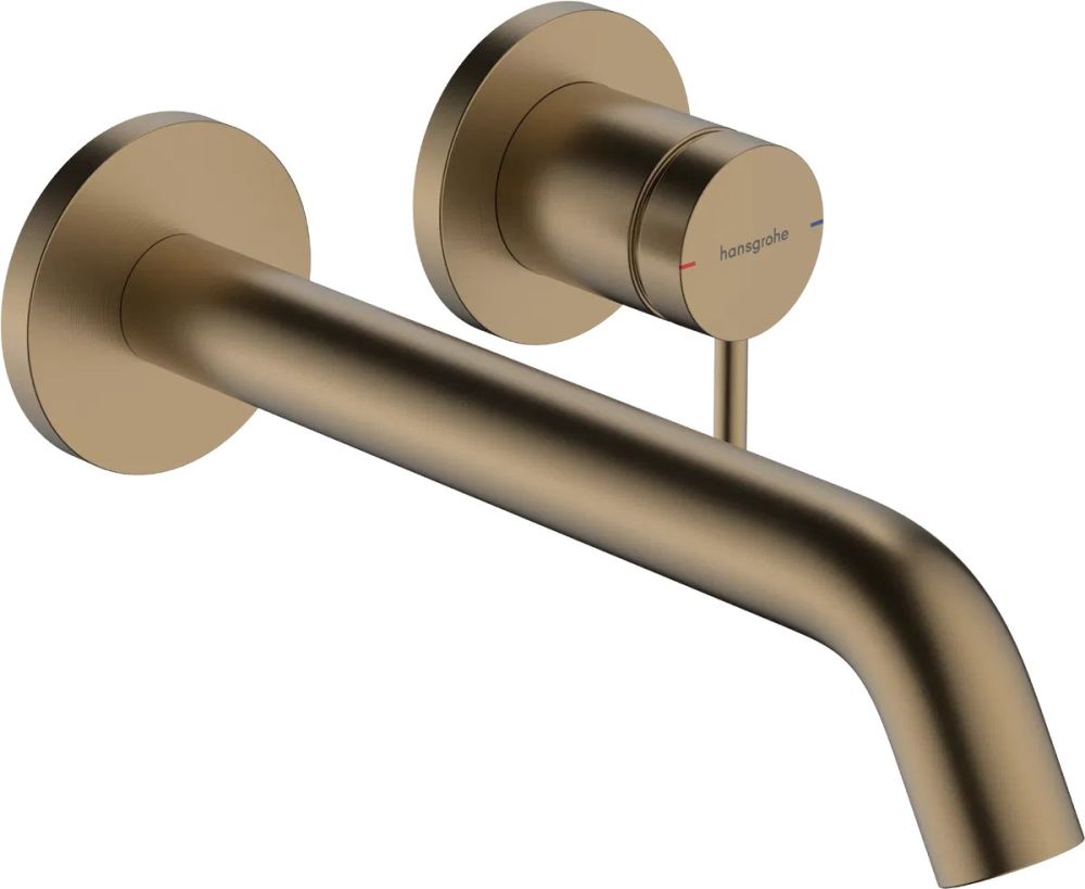 Смеситель для раковины Hansgrohe Tecturis S бронза 73351140